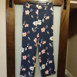 Loft Blue Floral Pants
